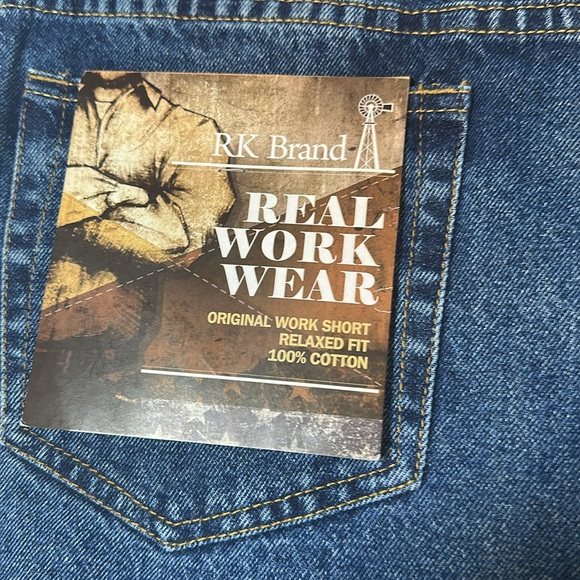 NWT RK Brand Men's 5 Pocket Denim Shorts 38 - Picture 4 of 9